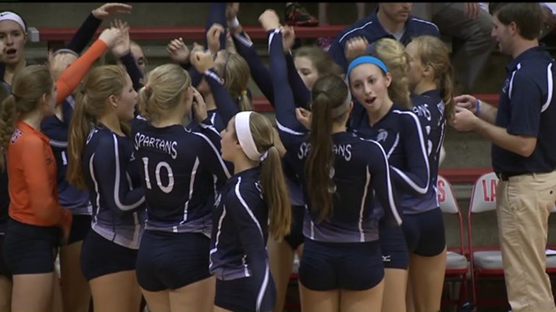 PV Volleyball Sweeps North Scott