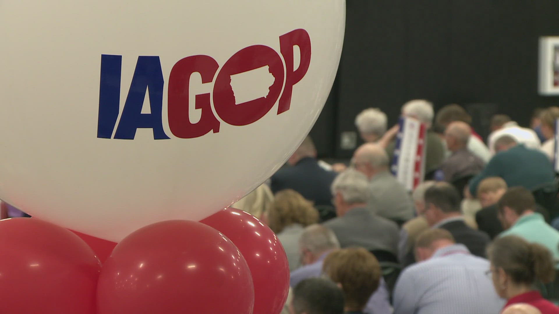 Representatives in attendance include Kim Reynolds and Brenna Bird. Iowa's Democratic representatives will elect their delegates for their convention in mid-August.