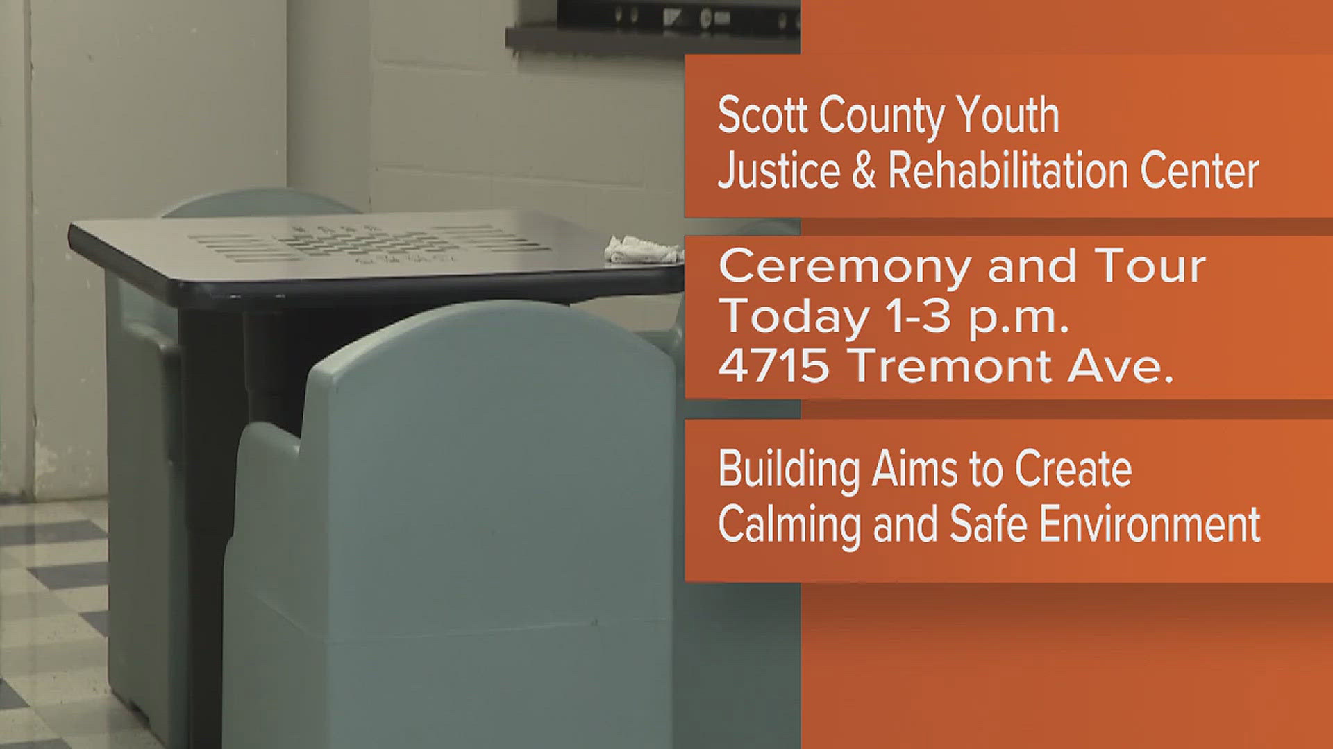 Scott County leaders are unveiling a new Youth Justice and Rehab Center, and police in Illinois are cracking down on impaired drivers this season.