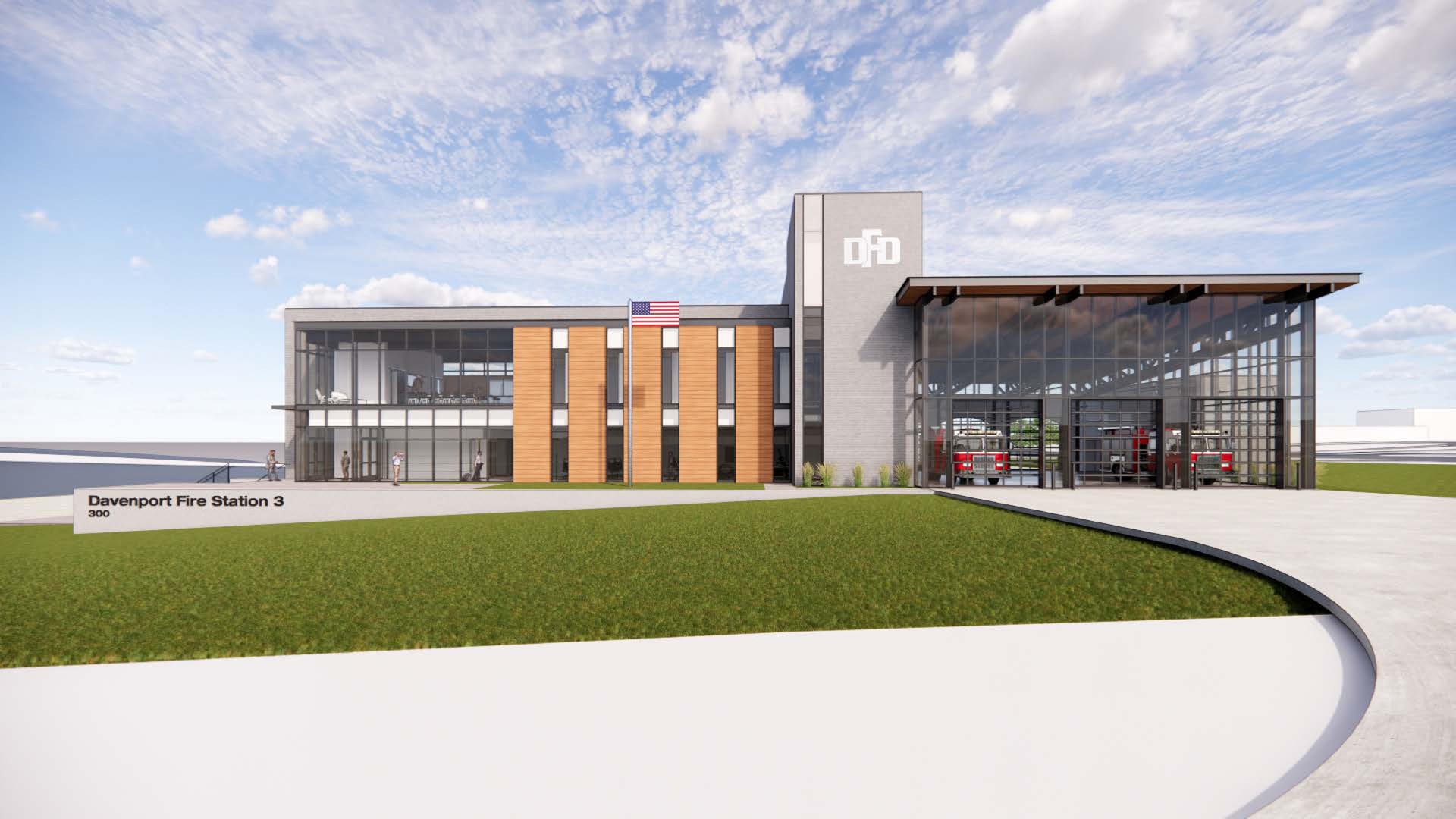 Davenport Fire Department building new station