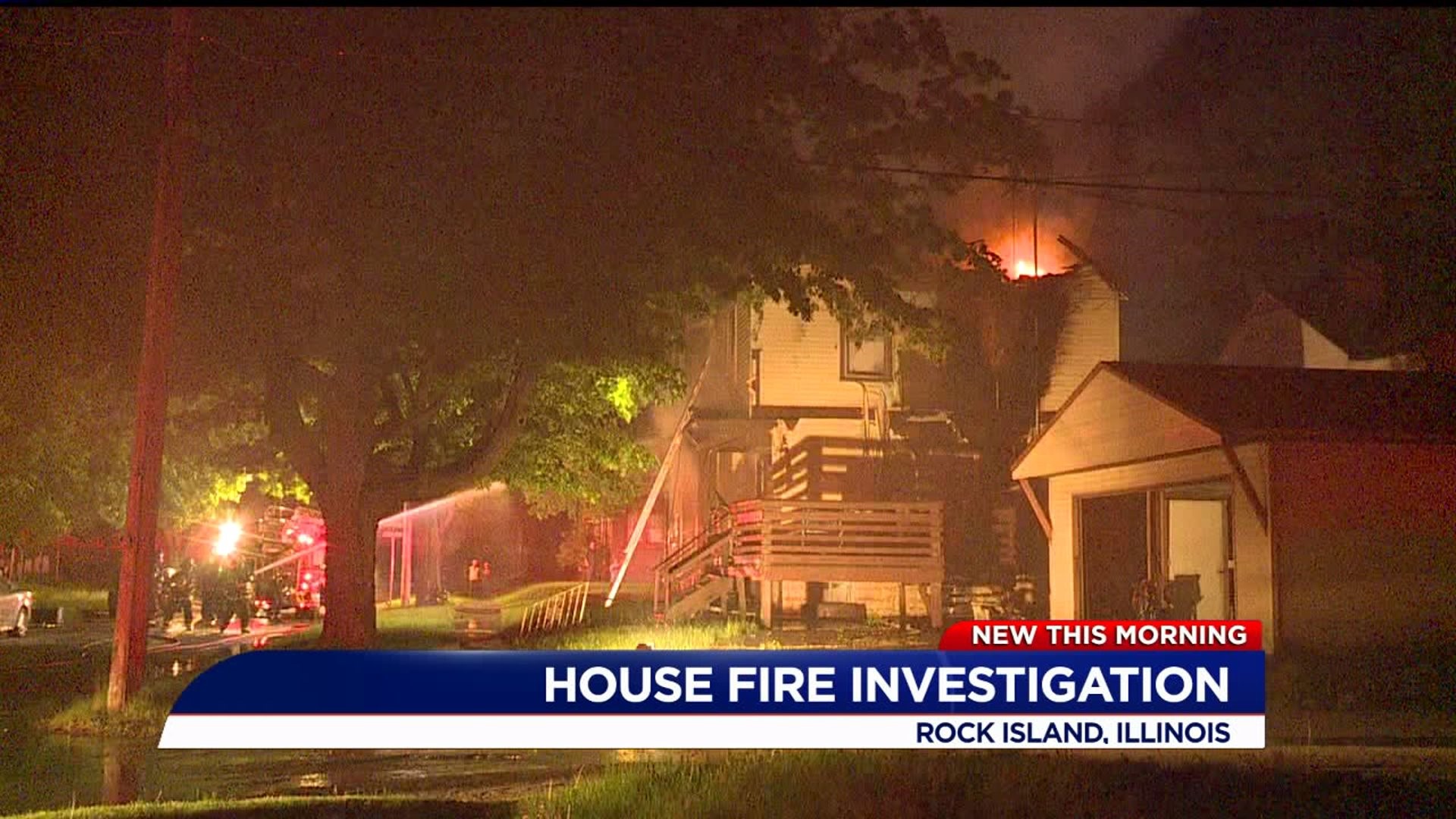 House Fire Investigation in Rock Island