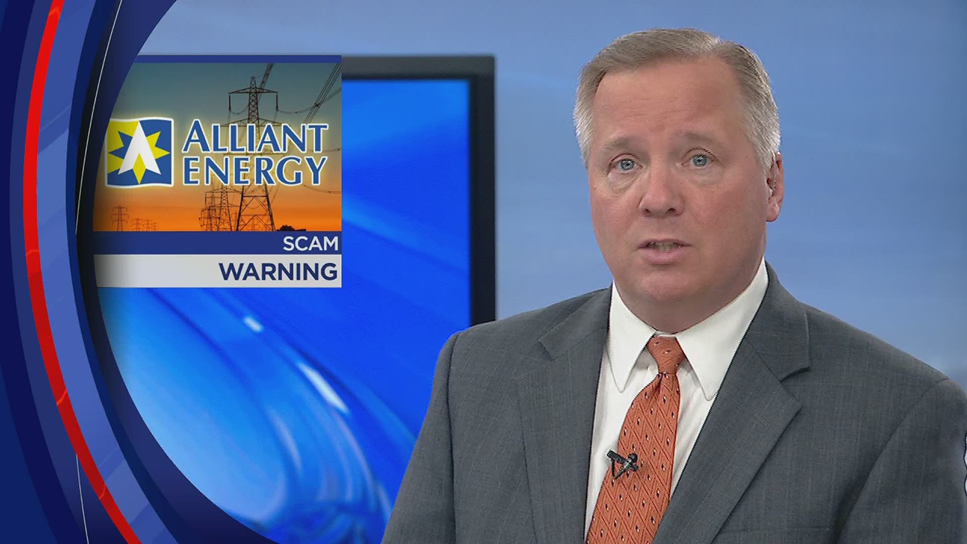 The energy company's Iowa wing is warning customers of a scam call trying to get money out of its customers.