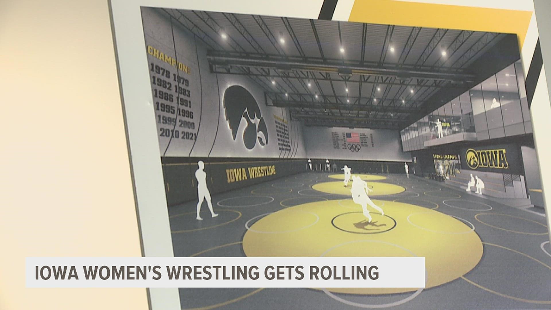 The Hawkeyes will become the first Power 5 school to debut women's wrestling when the girls hit the mat in 2023.