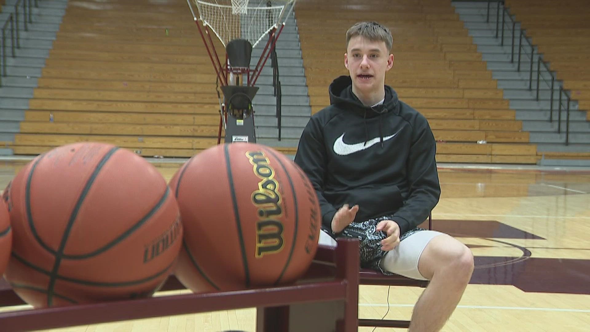 Moline junior Brock Harding is one of the fastest rising prospects in the Illinois. His success comes as no accident.