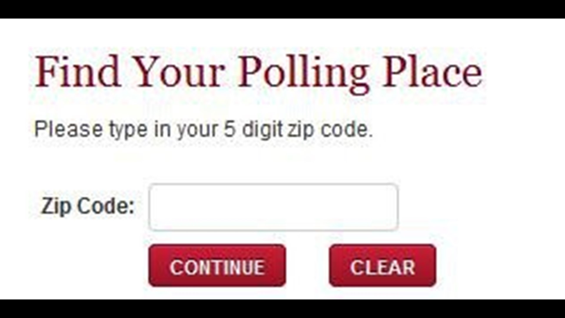 Find your polling place for the November 4th election