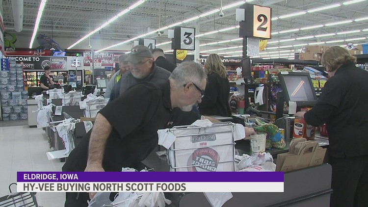 Hy-Vee is buying Eldridge-based North Scott Foods