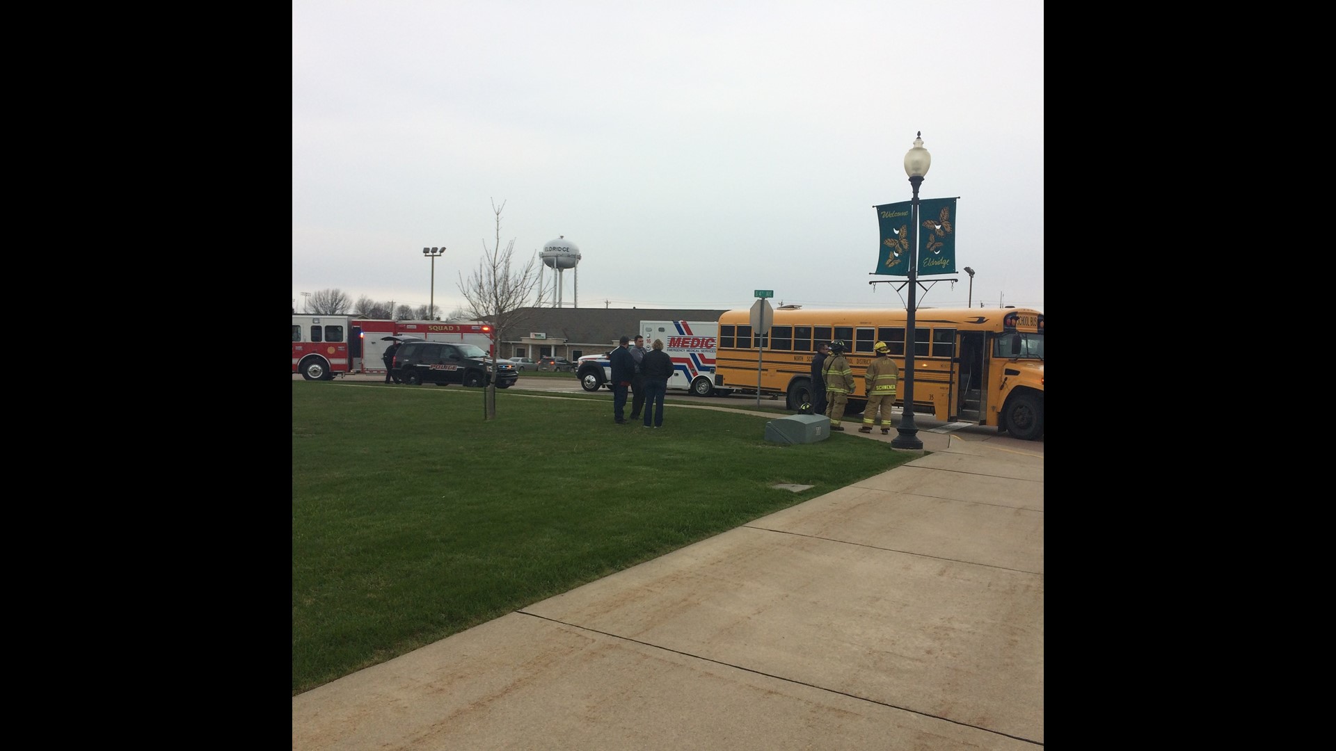 North Scott school bus involved in crash in Eldridge
