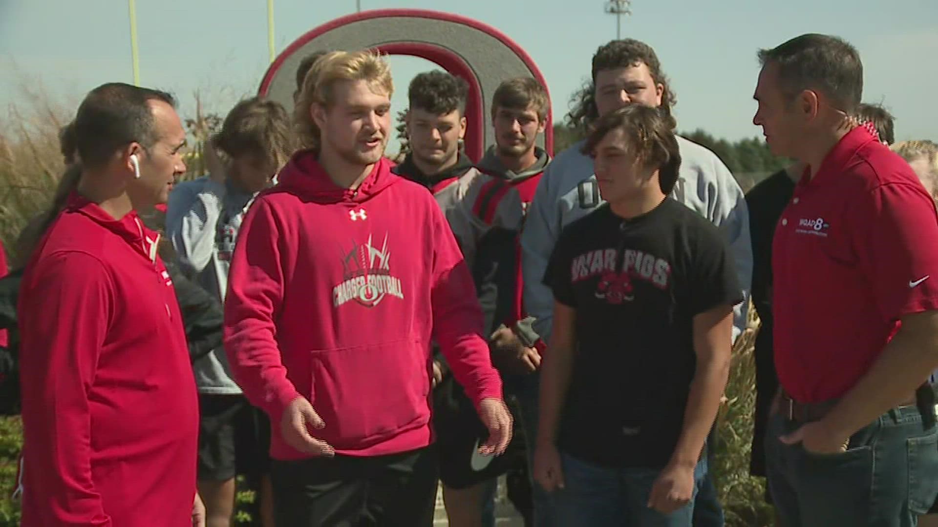 Week 5: News 8 Sports talks with Orion football players during Homecoming Week.