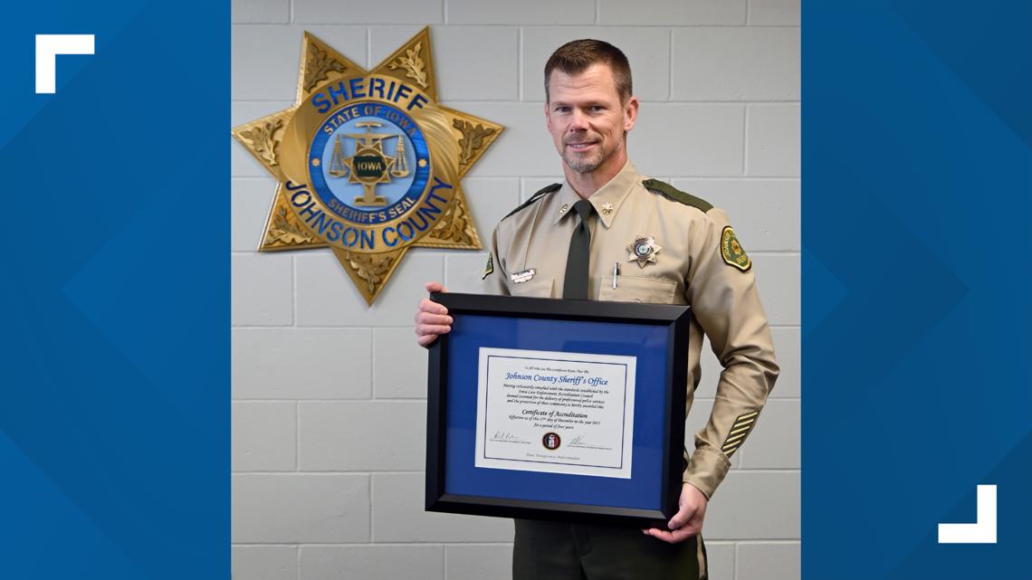 Johnson County Sheriff’s Office becomes first in Iowa to earn ILEAP accreditation