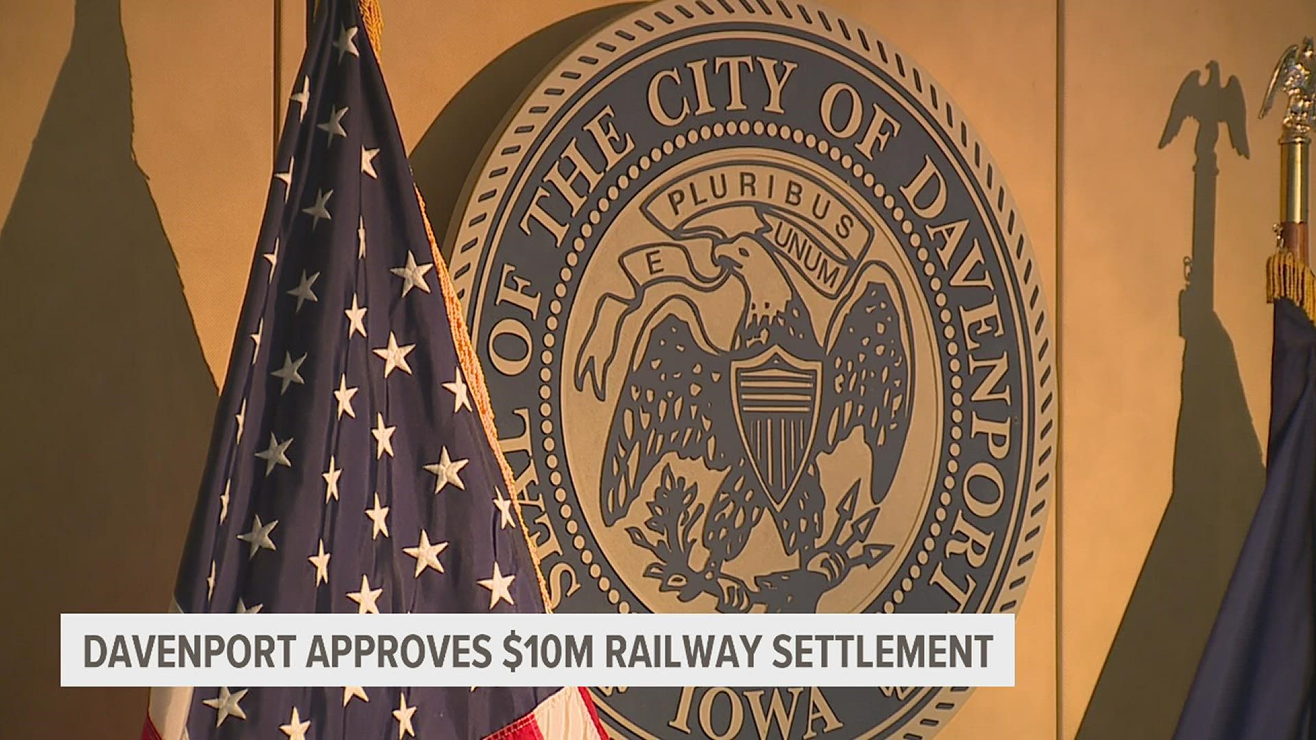 The City Council accepted the $10M deal from Canadian Pacific as part of accepting the merger with Kansas City Southern, disappointing many concerned residents.
