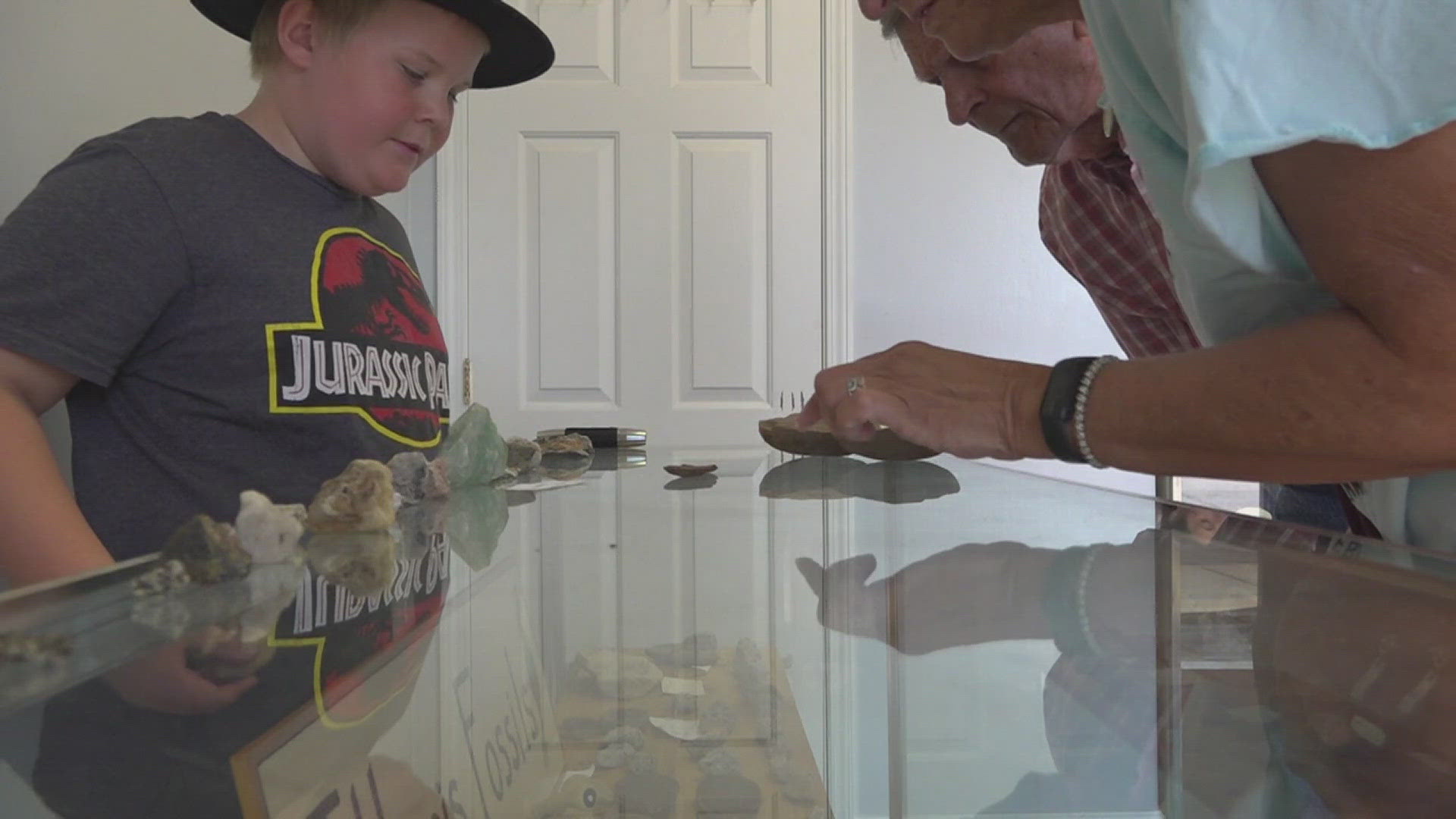 Anderson Taylor has opened his own fossil and paleontology museum in Cambridge, which features fossils collected by Anderson and community members.