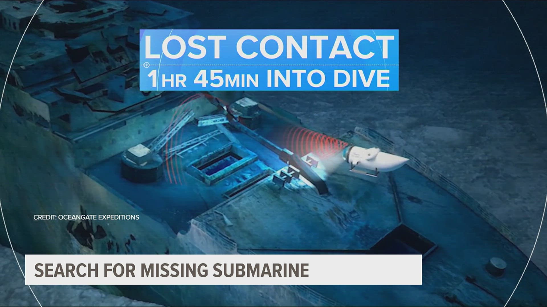 Rescuers race against time to find the missing sub in the Atlantic