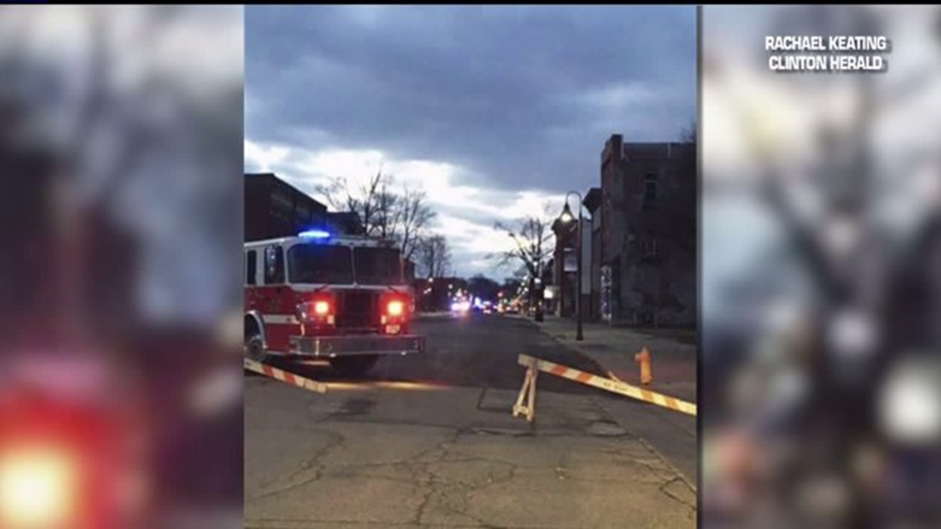 Clinton street closed for chemical spill