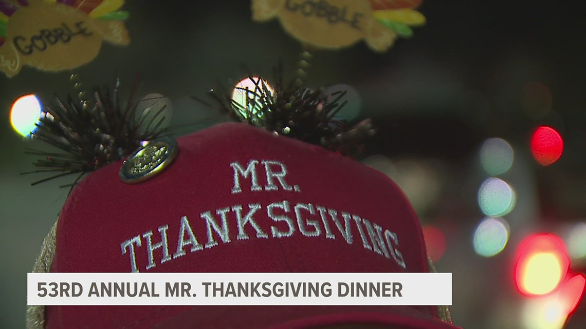 Quad Cities' 'Mr. Thanksgiving' hosts 53rd year of free community dinners