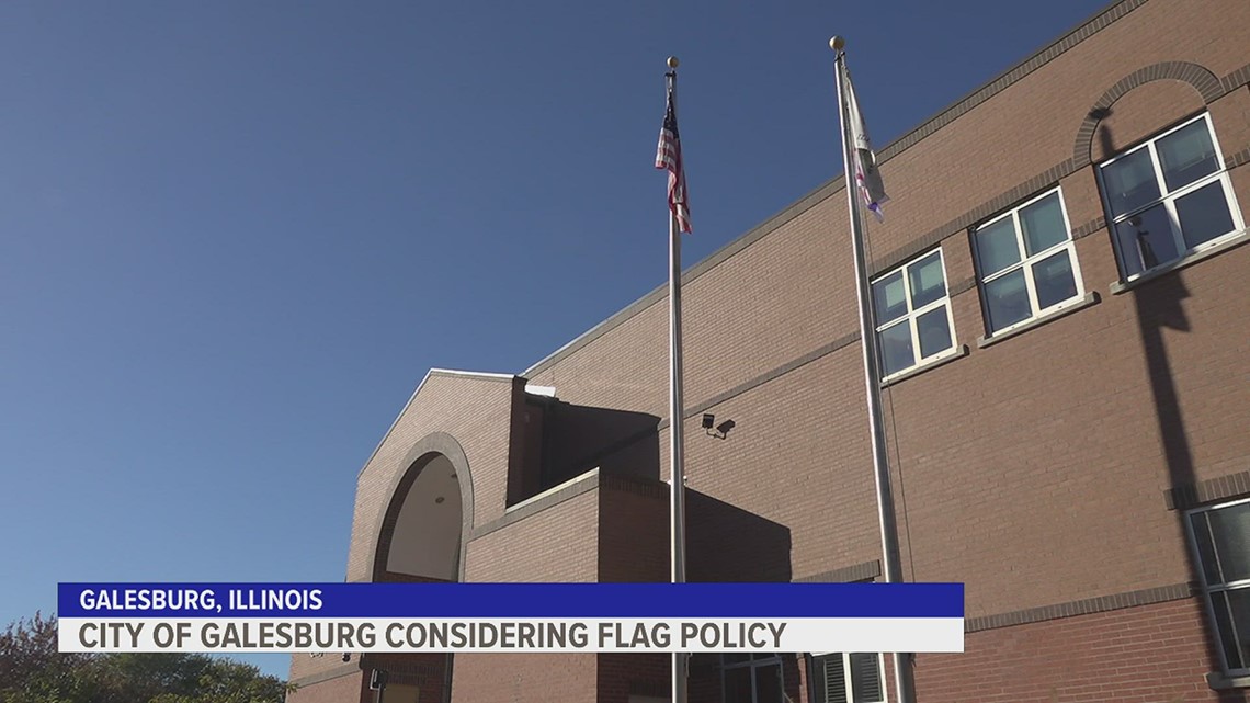 Galesburg may restrict flag displays at city buildings - Vimarsana News