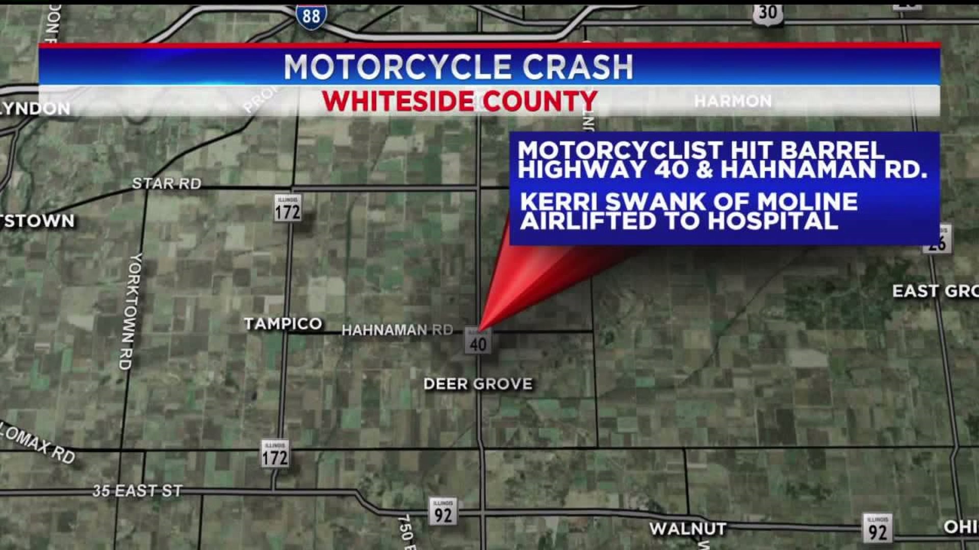Motorcycle Crash in Whiteside County
