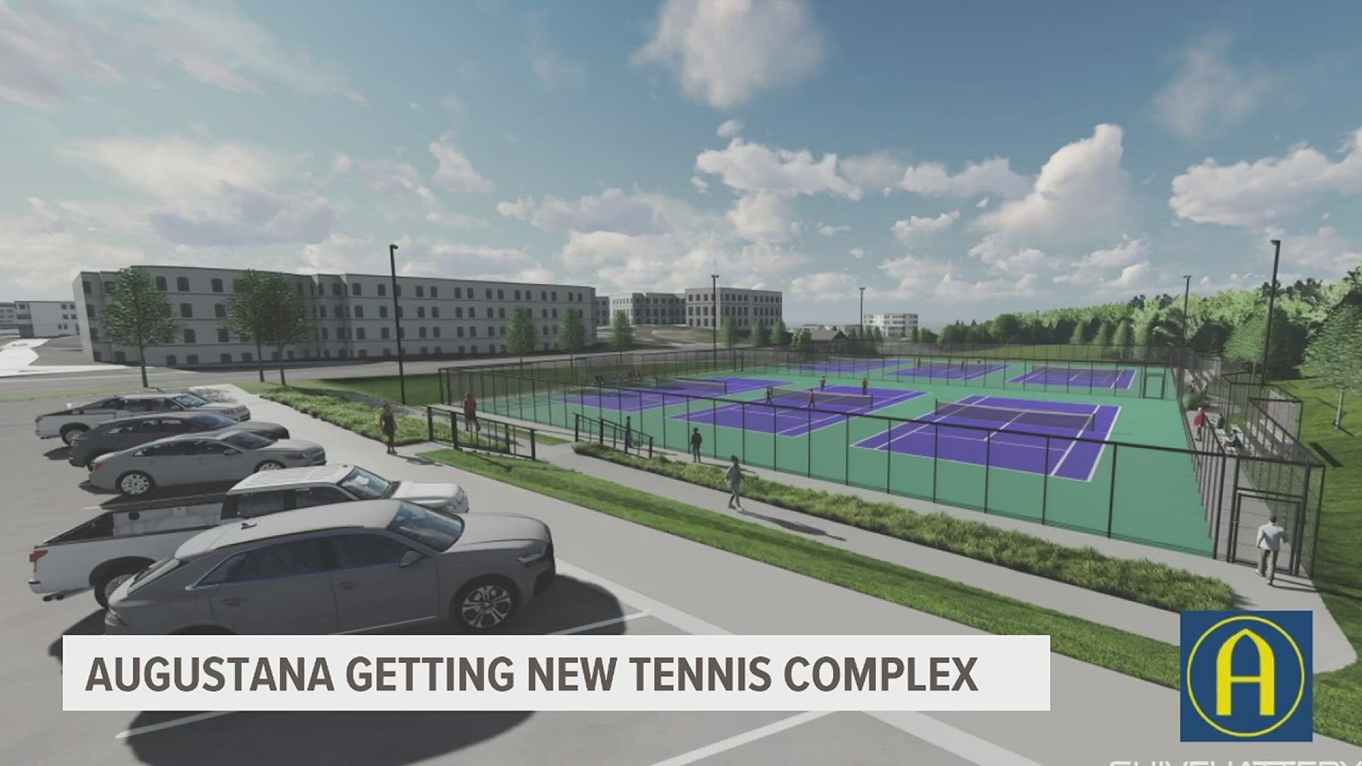 The $1.5 million project will bring six collegiate regulation tennis courts to Lincoln Park by campus.