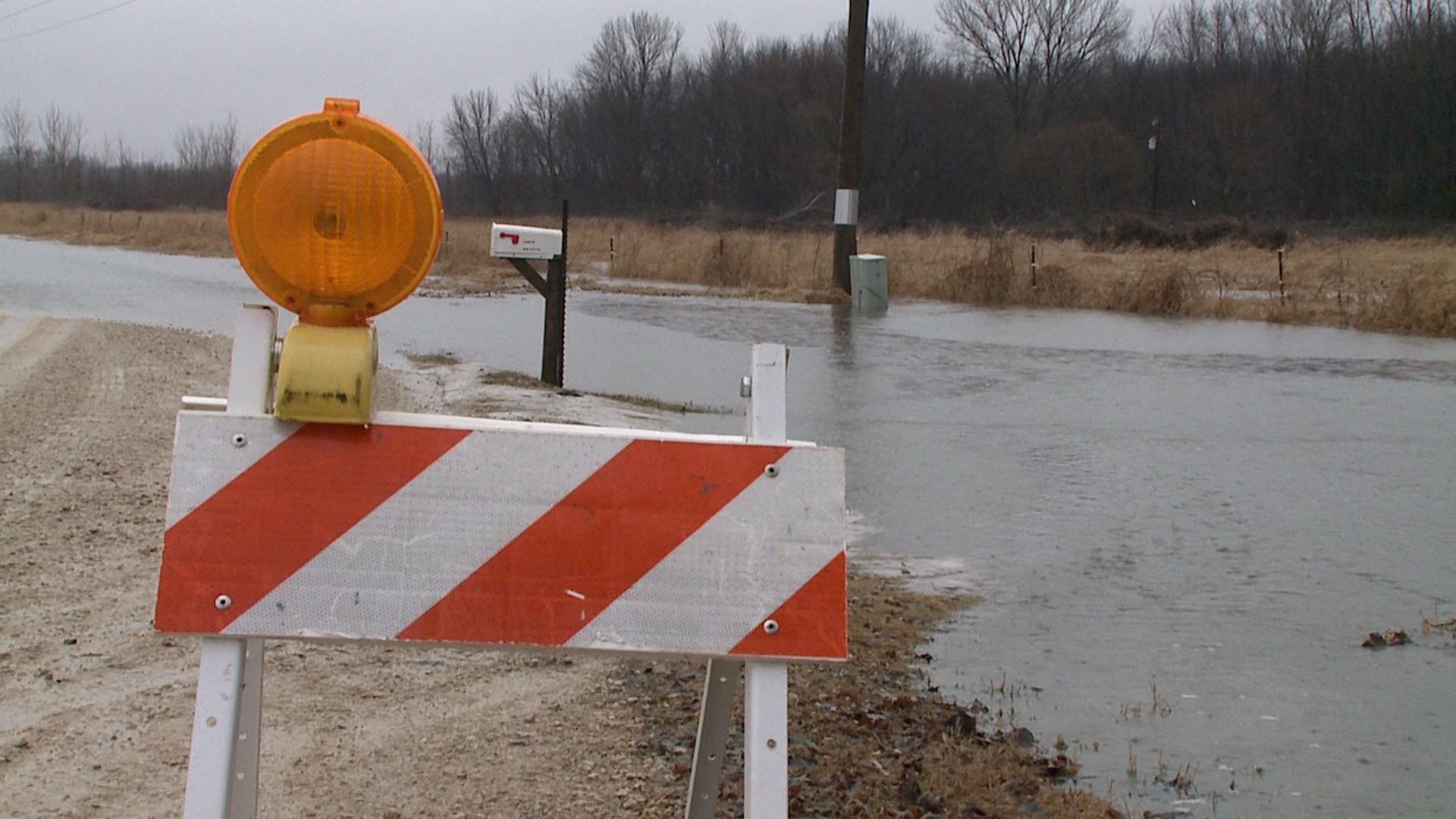 Flooding forcing road closures