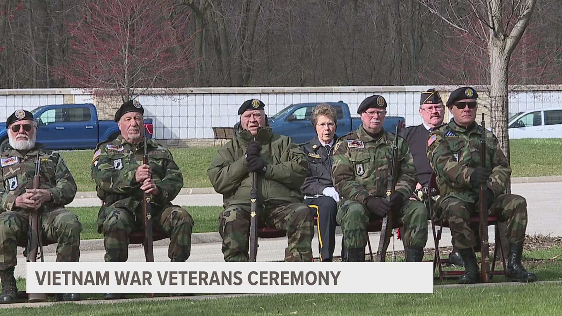 The ceremony comes a day before National Vietnam War Veterans Day, recognized annually on March 29.