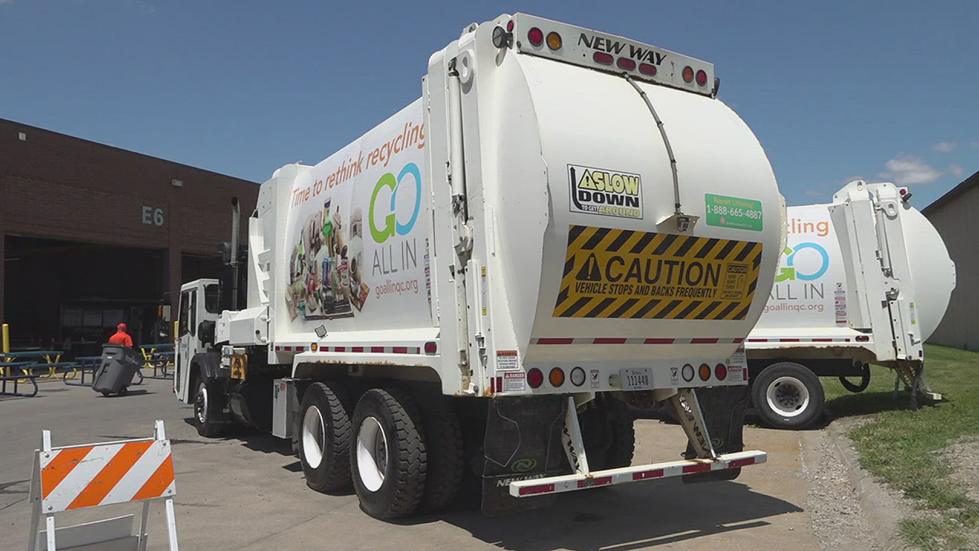 The City unveiled the names of three recycling trucks that community members submitted and voted on.