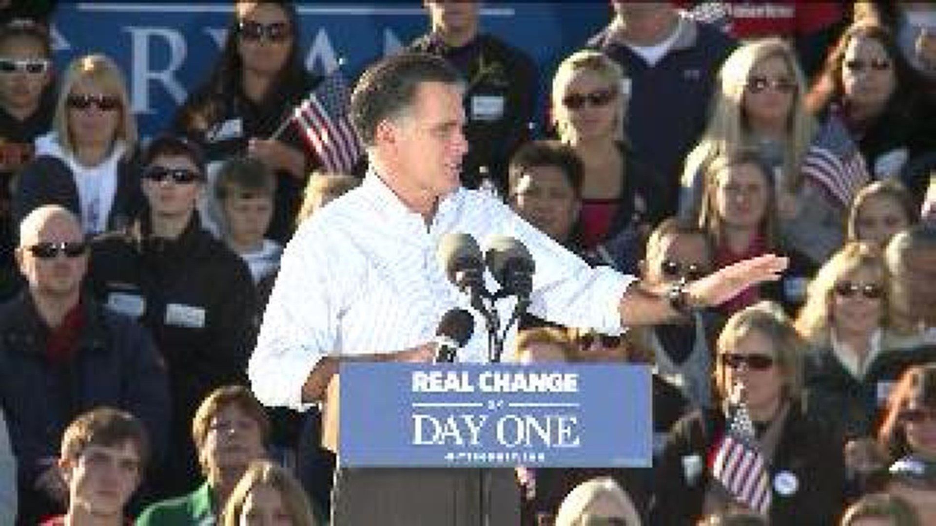Mitt Romney speaks in Davenport Iowa 10-29-12