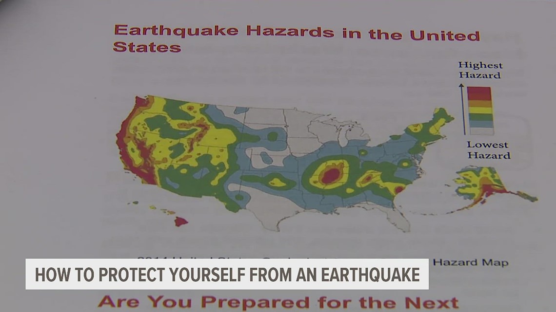 How to protect yourself if an earthquake strikes the Quad Cities