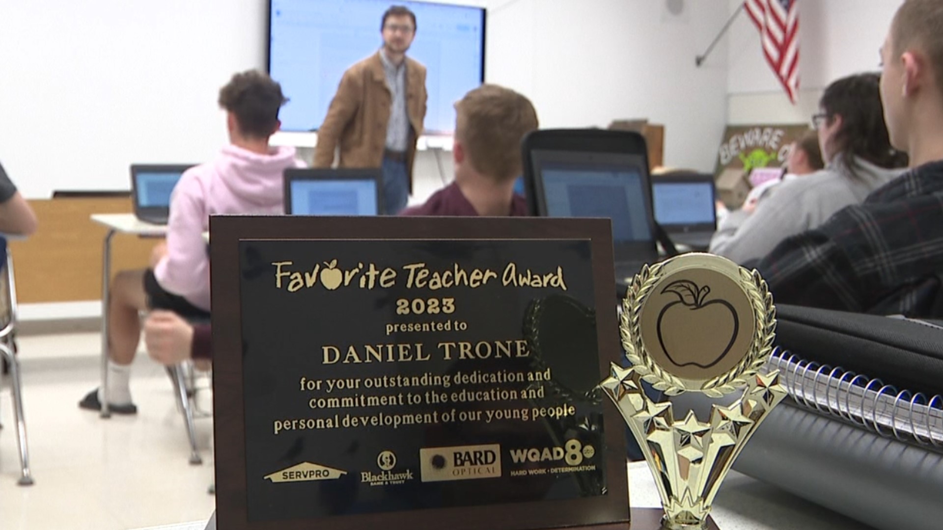 From English class to the drama club, Mr. Daniel Trone approaches teaching from a collaborative point of view. It's why he's a 2023 "My Favorite Teacher" winner.