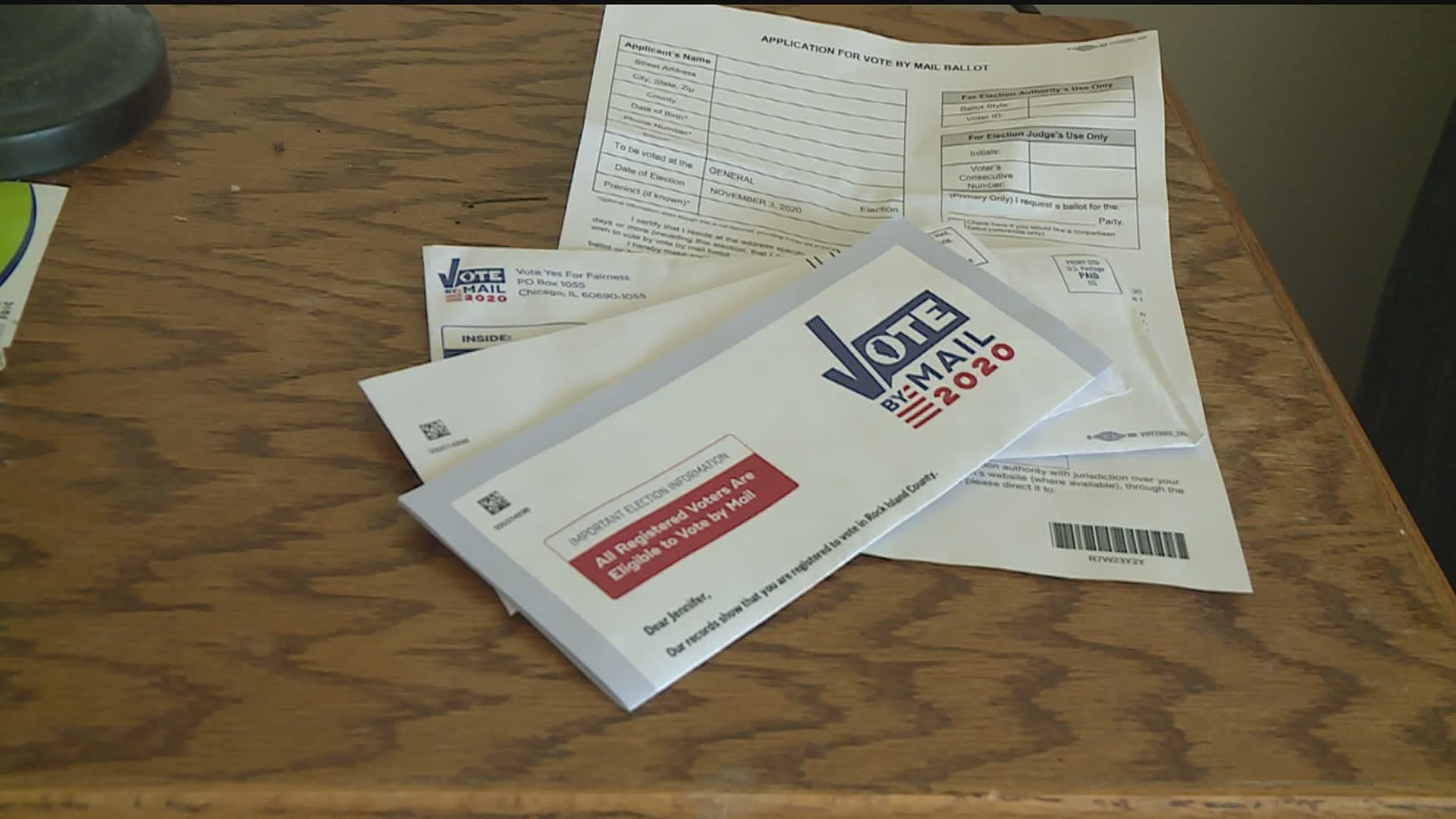 Vote by mail cards for the election will come from the county clerk