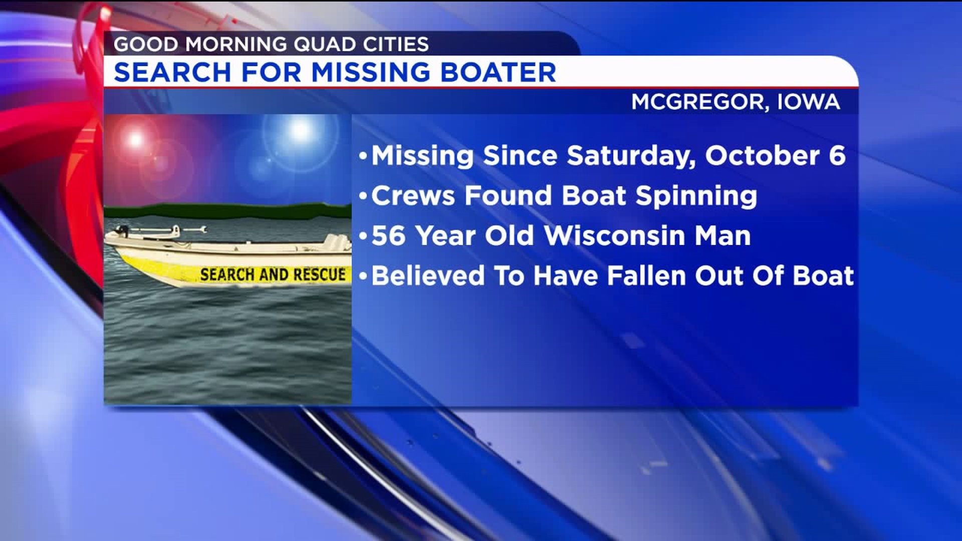 Search for Missing Boater