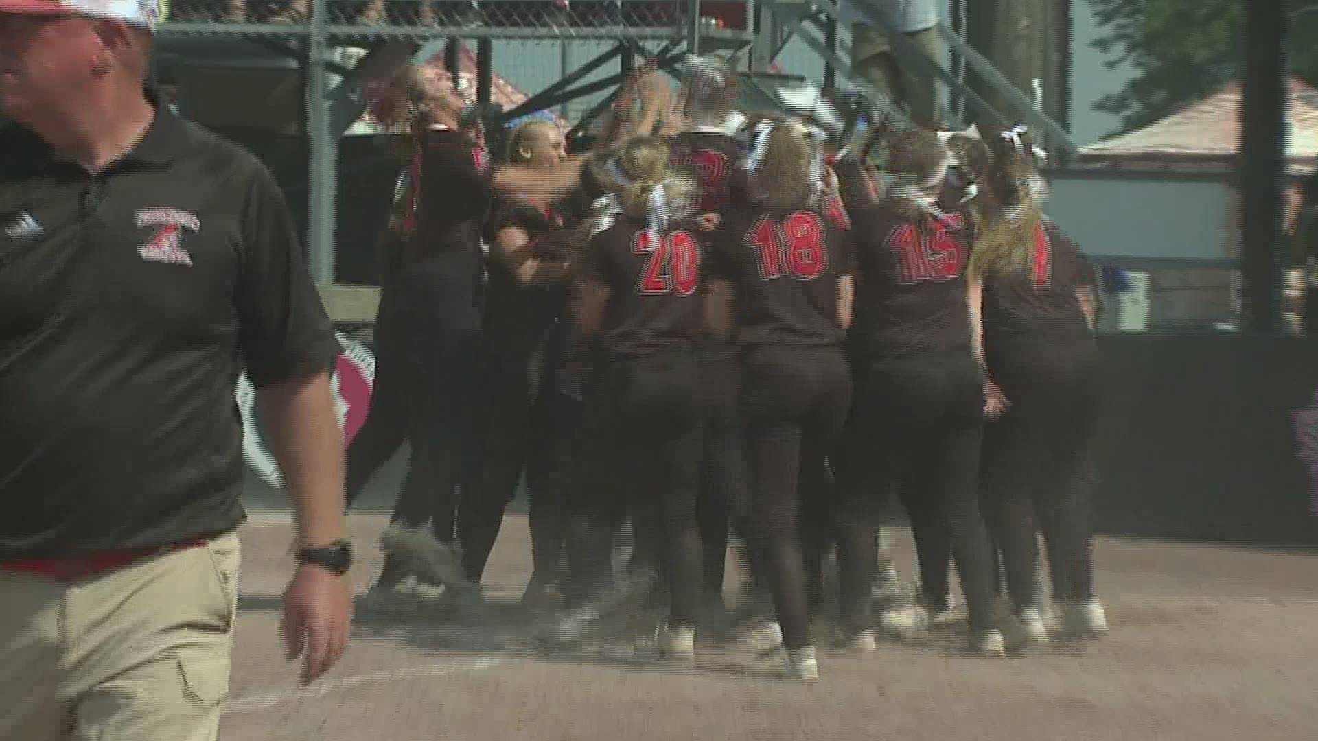 Assumption takes on Mount Vernon in the 3A State softball championships match in WQAD sports coverage.