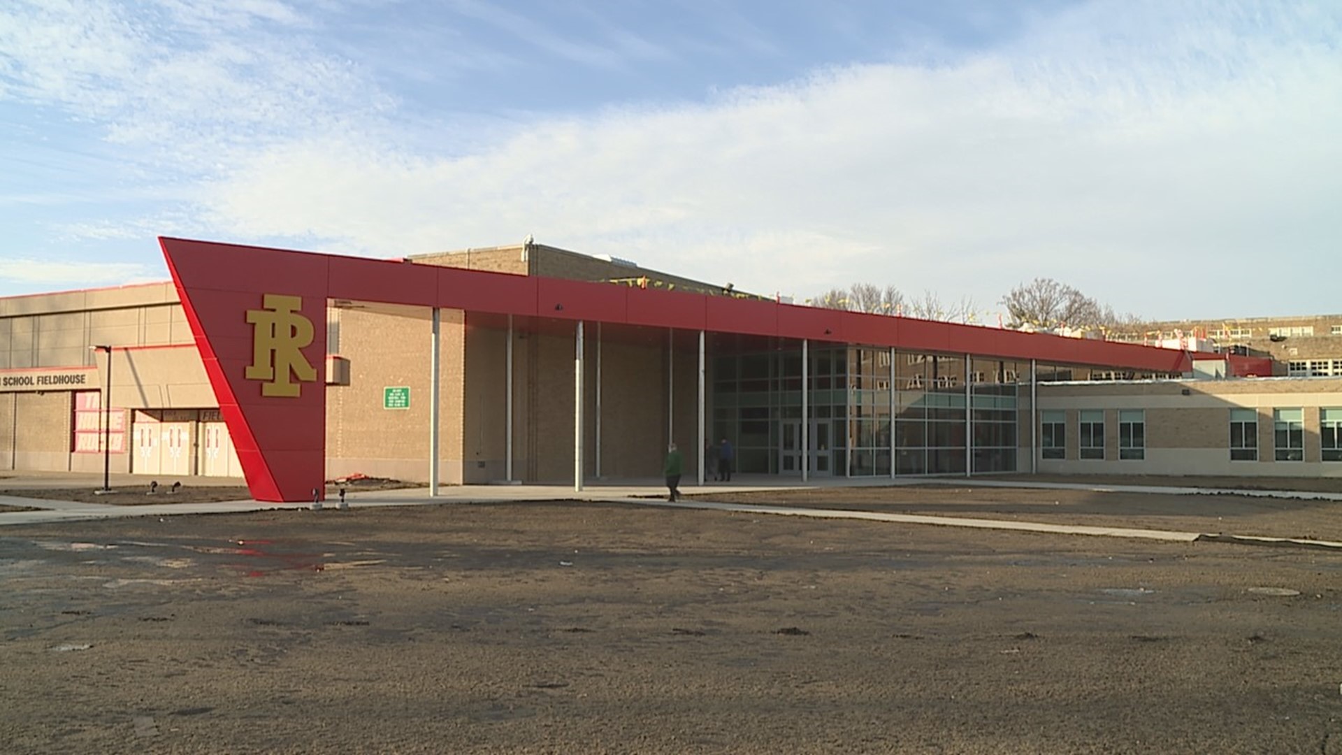 Rock Island High School and officials cut a ribbon Monday afternoon to celebrate the completion of the multi-million dollar renovation project.