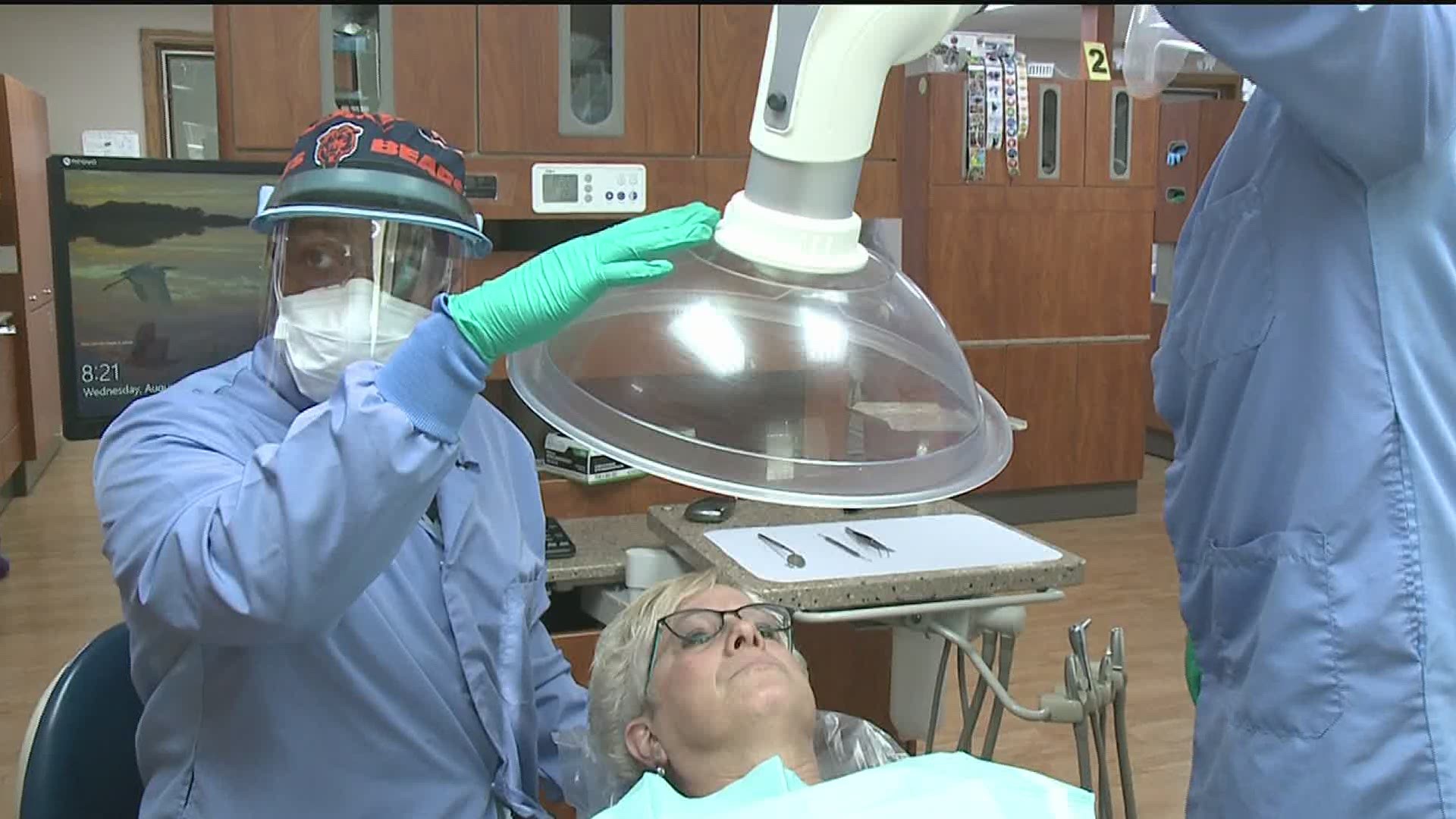 Negative pressure rooms are typically seen in hospitals. This is the first one used in a dentist's office in the Quad Cities region.