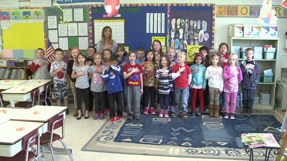 The Pledge from Mrs. Hillyer’s class at Jane Addams Elementary