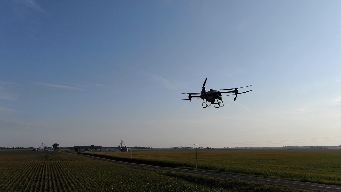 Bureau County farm company swaps crop dusting planes for drones - Vimarsana News