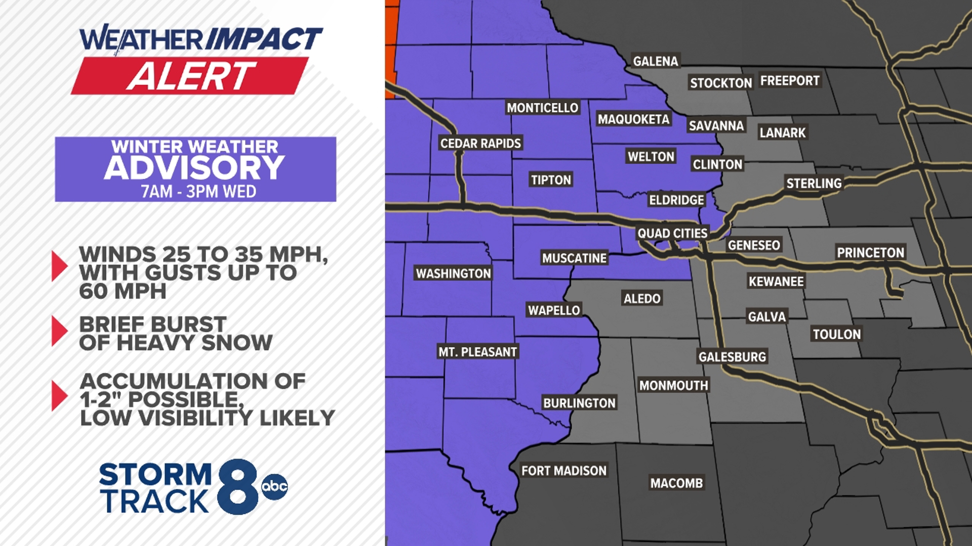 Late-season winter storm set to impact the Quad Cities | wqad.com