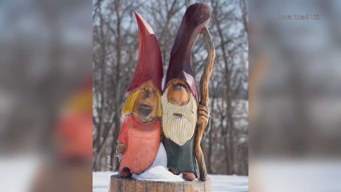 Iowa chainsaw artist turns ash trees killed by invasive beetle into public art