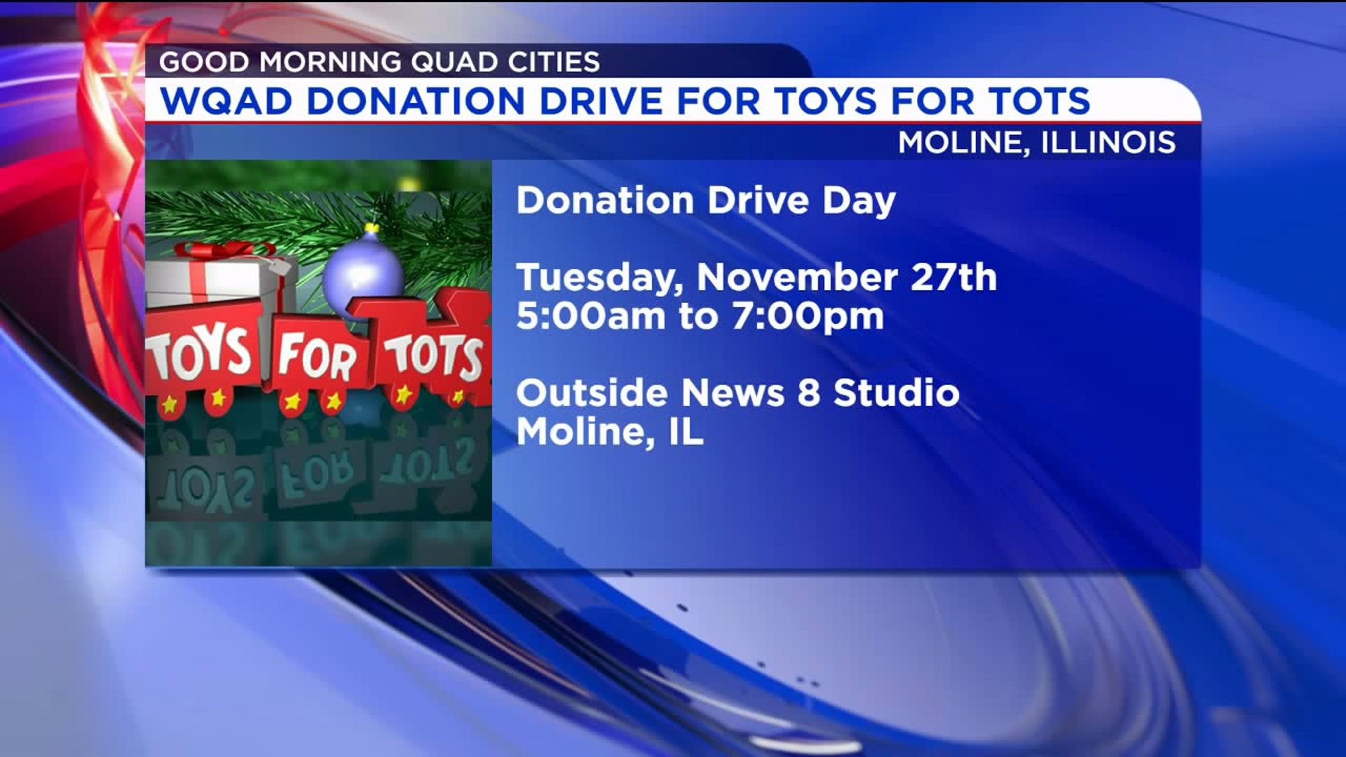 Donation Drive Day for Toys for Tots
