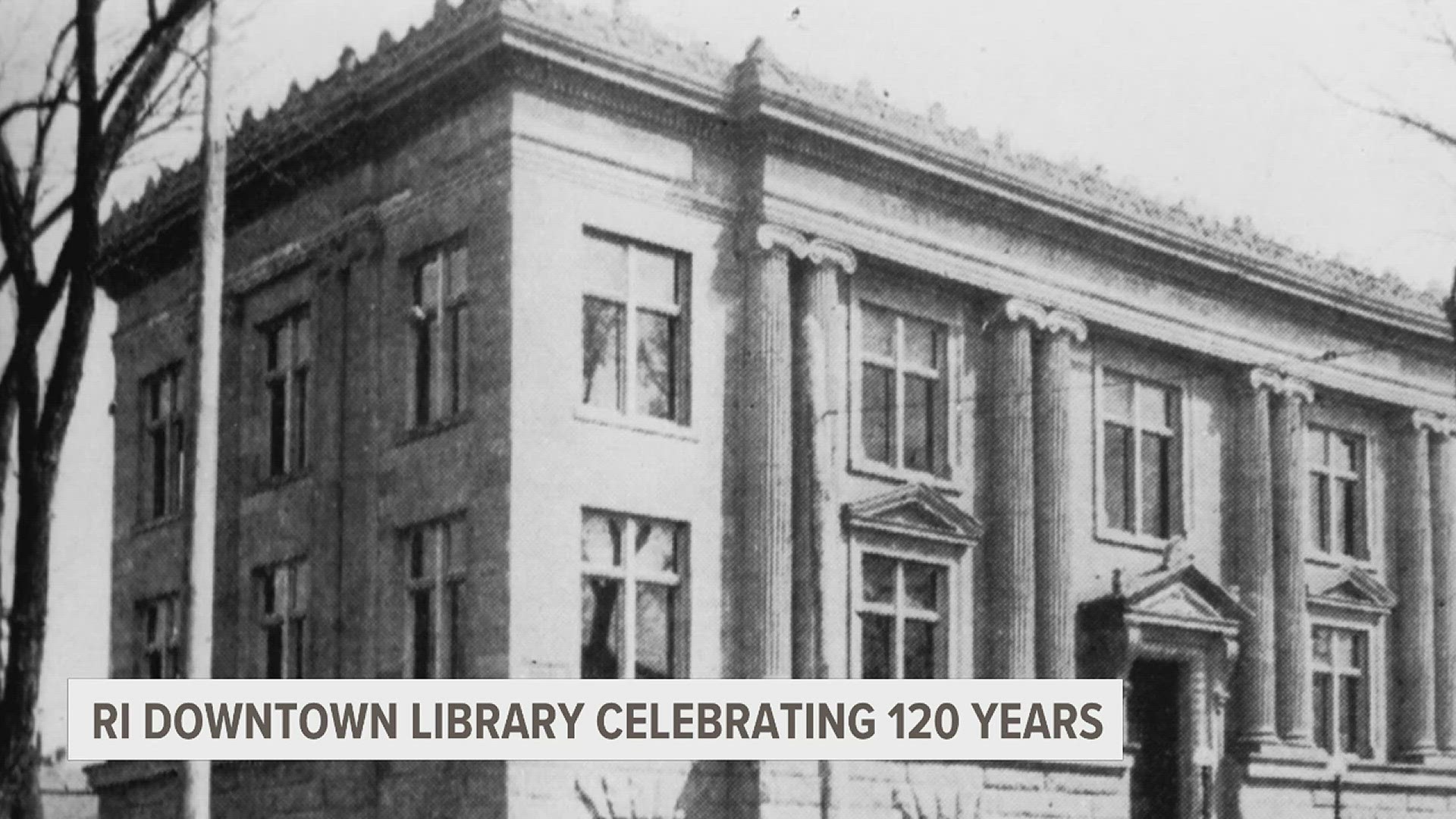 The downtown Rock Island Library first opened their doors in 1903, and continues to support residents by adapting much of their collection to a digital format.