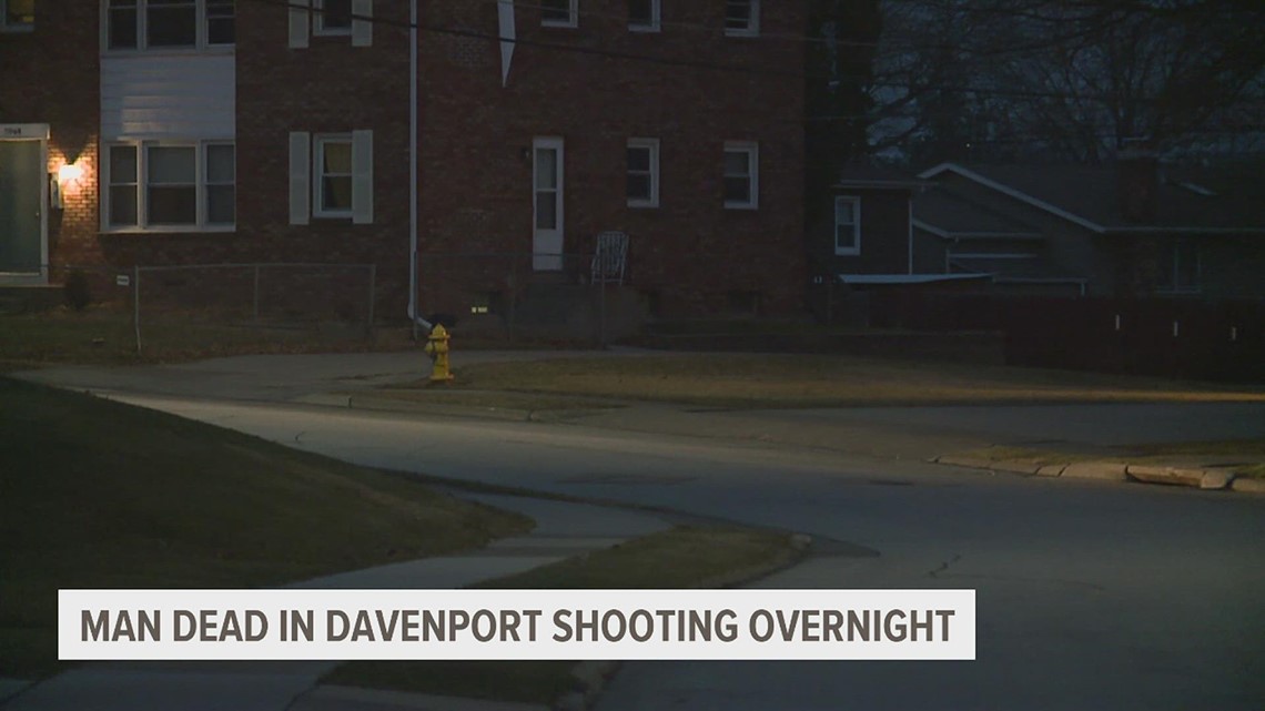 2 shot, 1 dead in Davenport