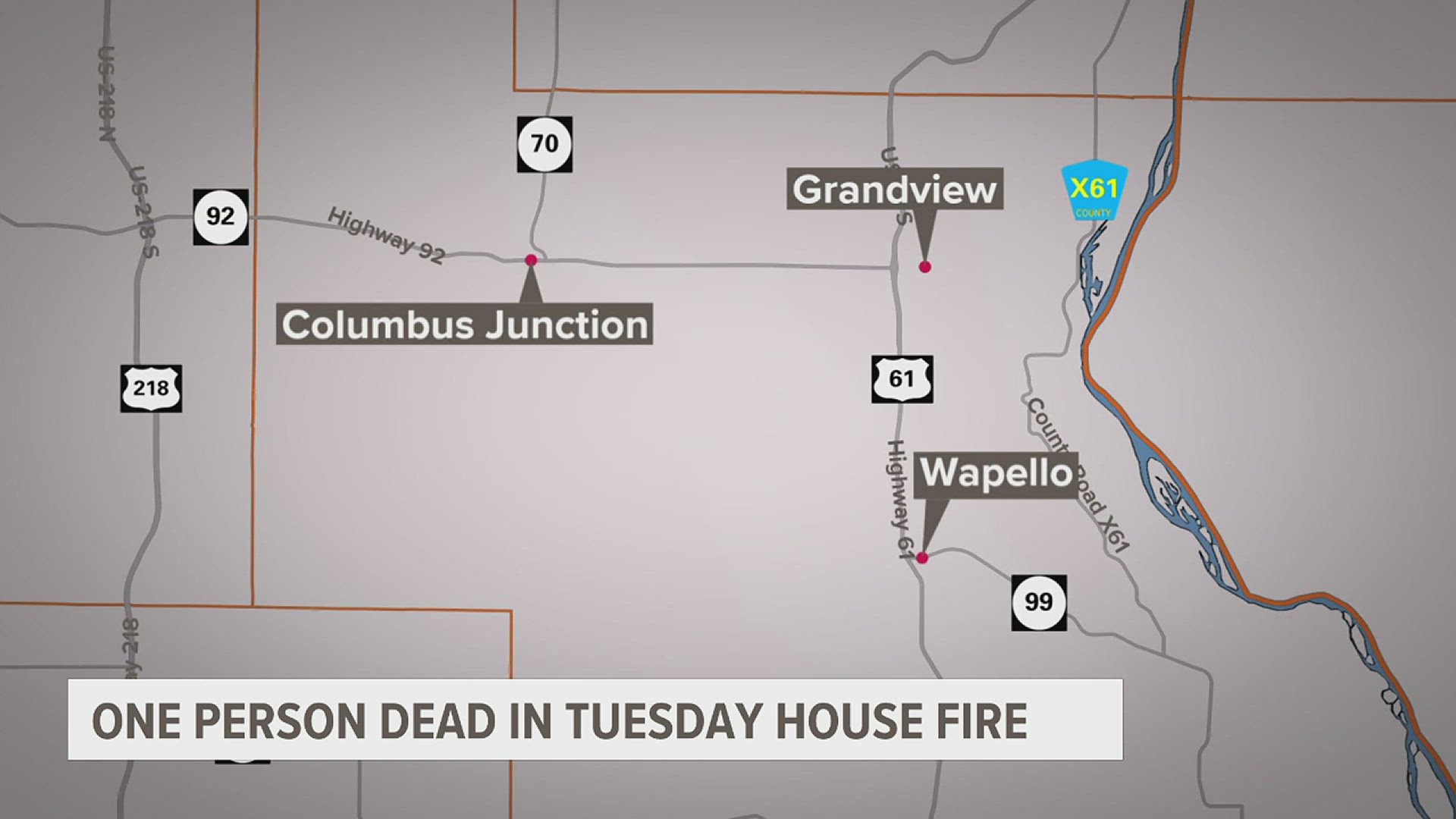 Occurring on Tuesday, Grandview firefighters responded to a house fire on North Madison Street. One person was found dead inside the home.