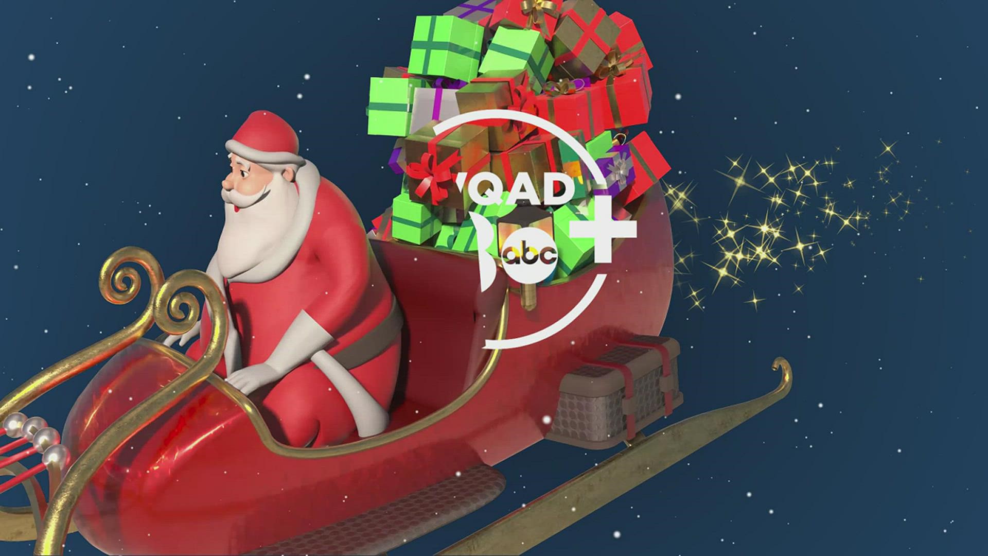The NORAD tracker will be available for Christmas 2022 on the WQAD+ app on Roku and Amazon FireTV.