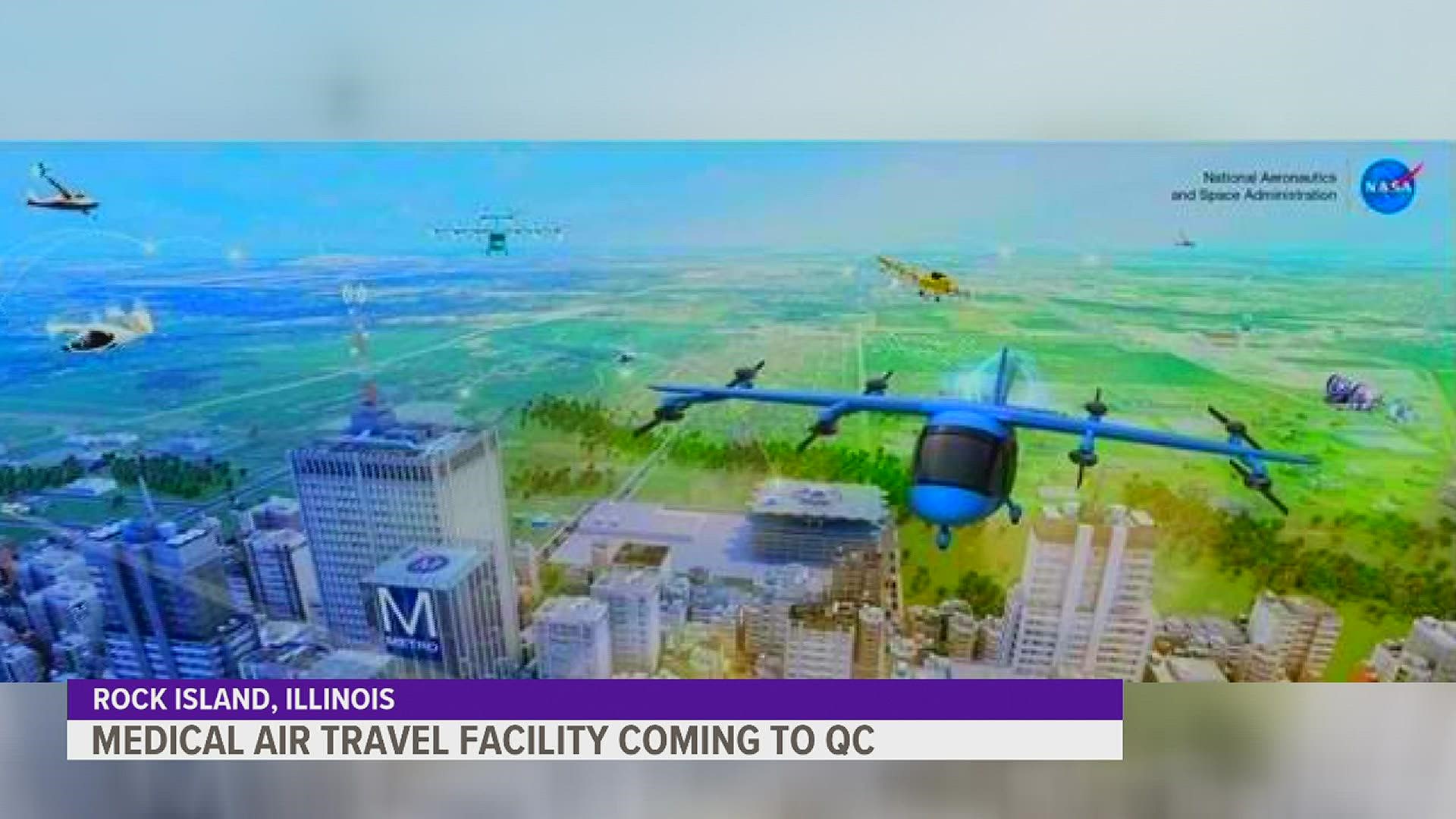 The facility will act as an air ambulance and medical transportation service for Quad Cities hospitals.