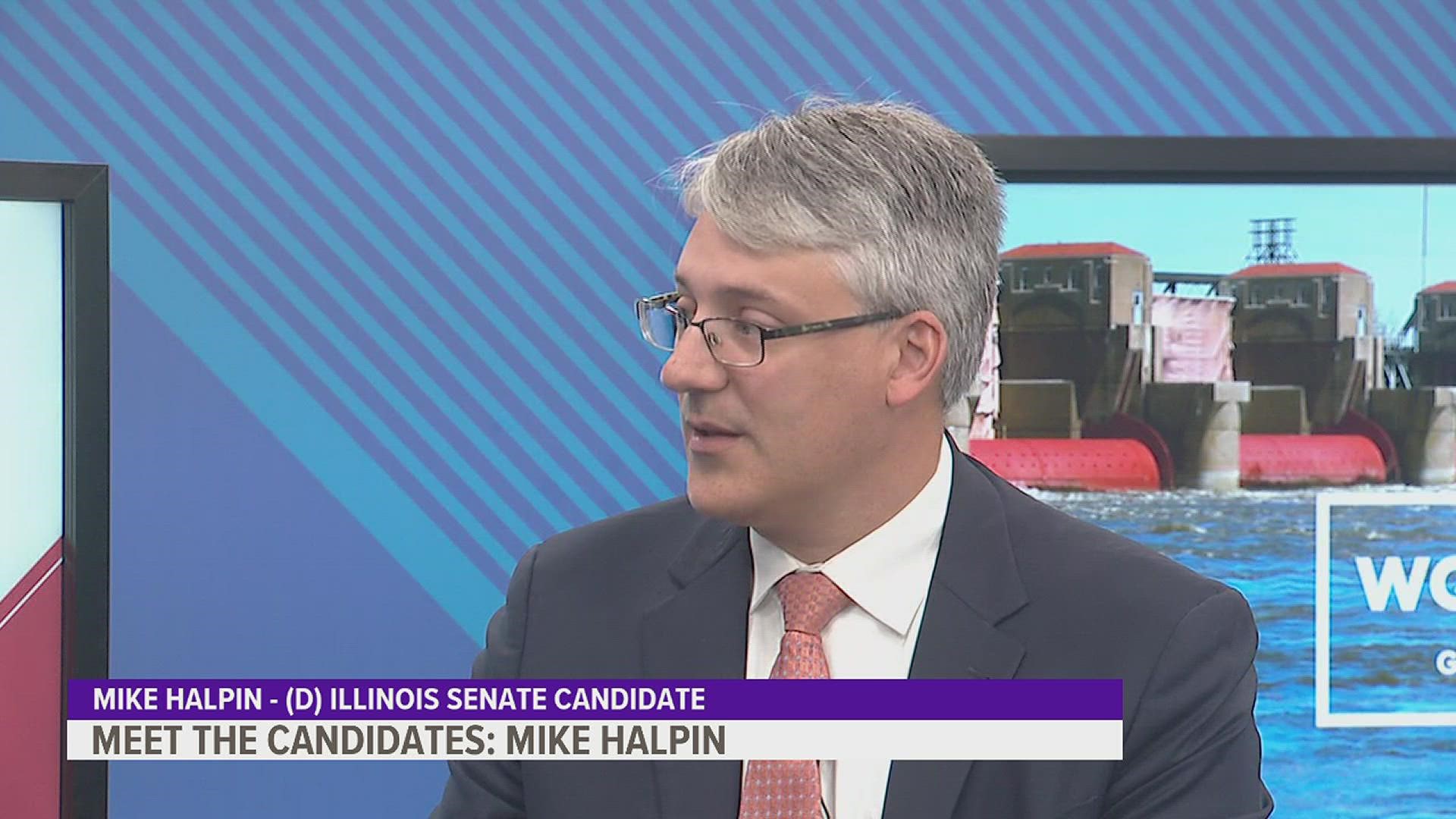 The Democratic candidate for Illinois's 36th Legislative District sat with News 8's Shelby Kluver to showcase his policies and values ahead of the midterm elections.