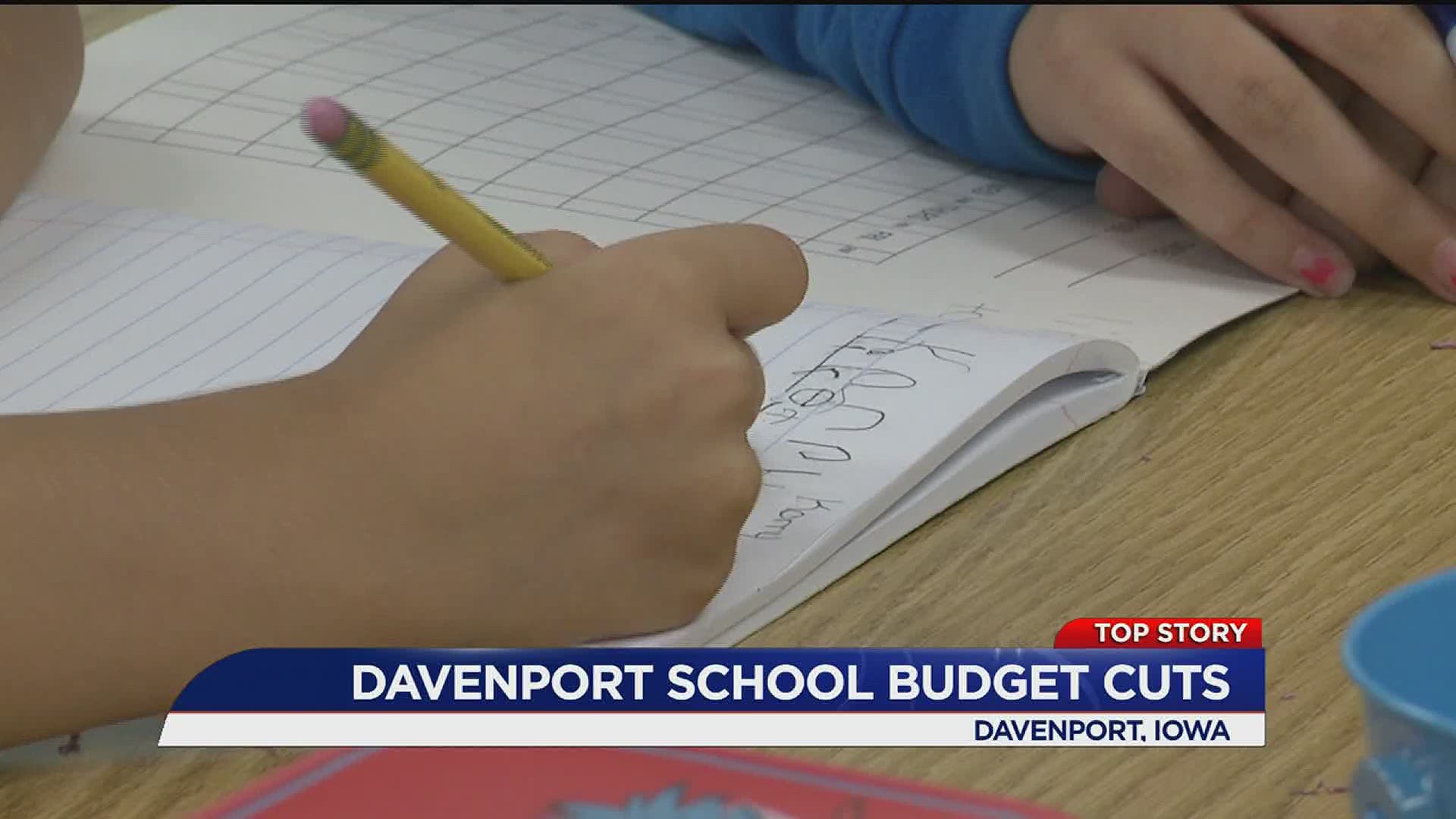 Davenport schools will cut 46 positions and close down an alternative school in an effort to slash more than four-million dollars from the schools budget.