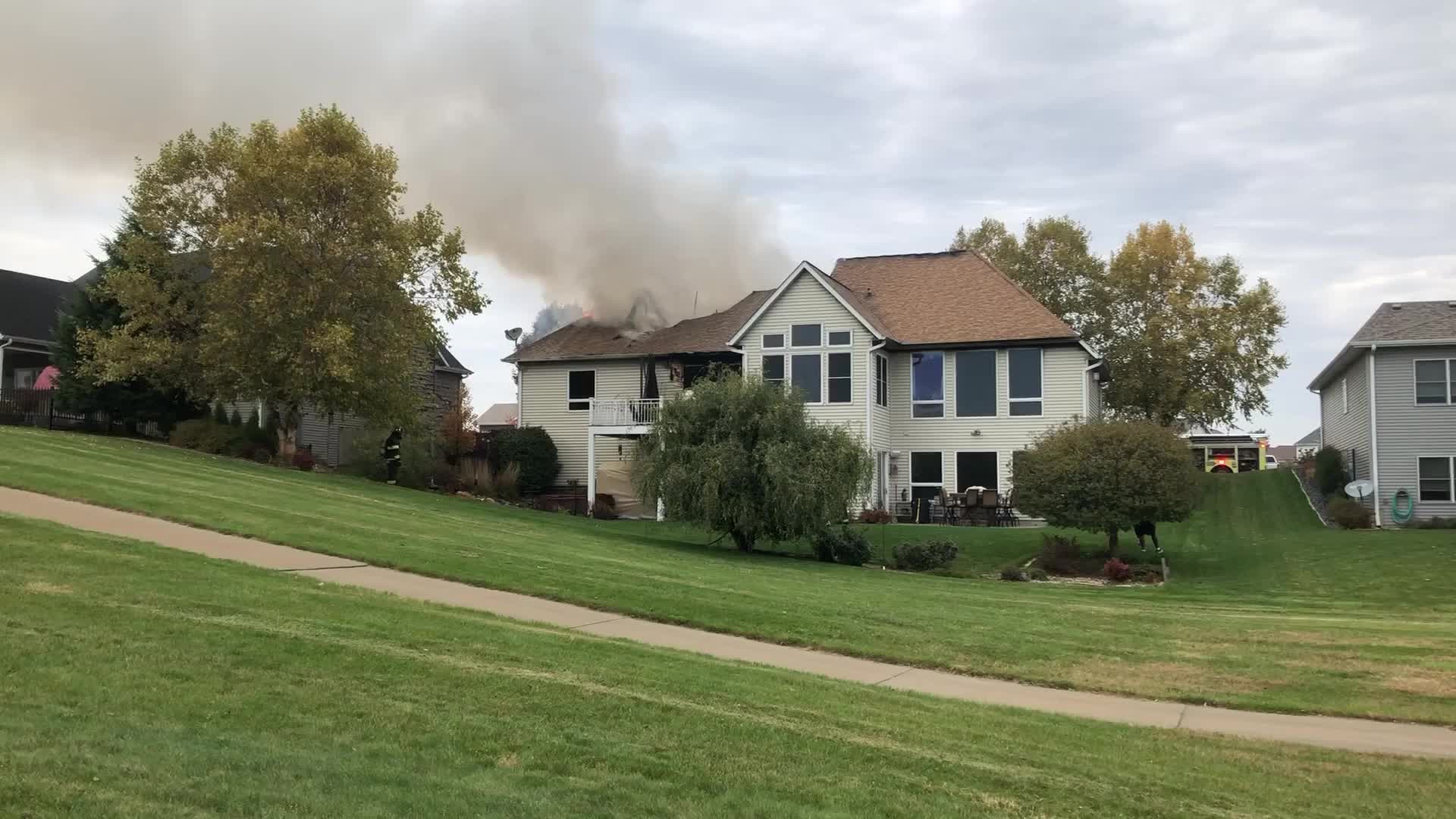 House fire in LeClaire