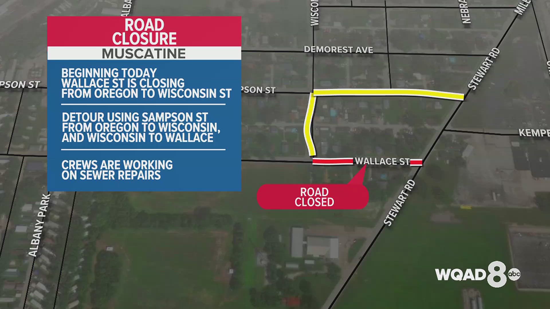 Construction work begins in Muscatine and Moline along Wallace and 34th Streets. Those looking to vote early can take public transport to nearby polling places.