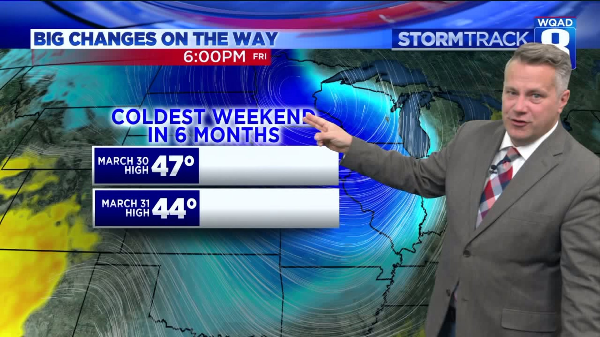 Eric is tracking the coldest weekend weather since March!