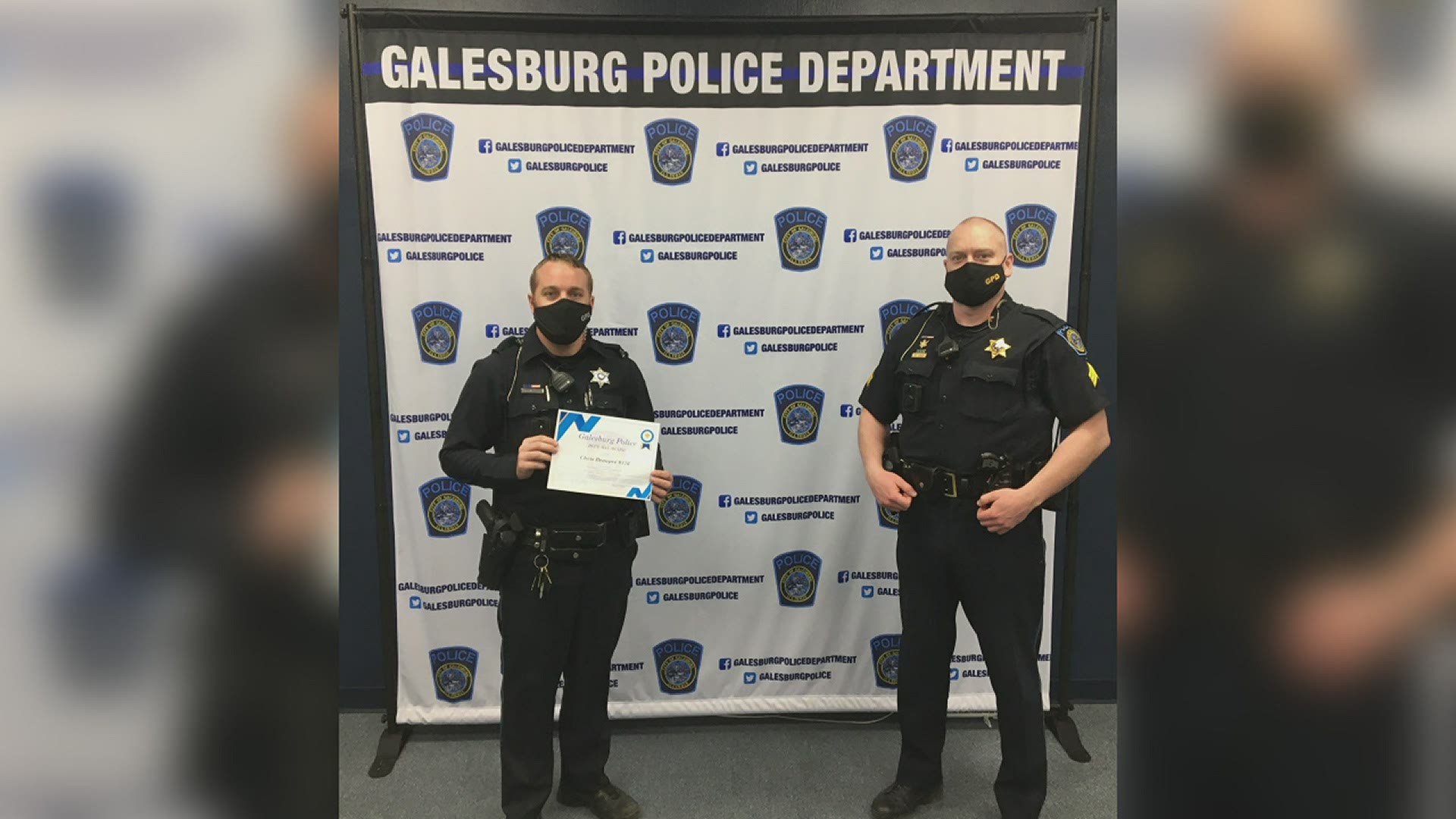 Galesburg Police Officer Saves Driver From Getting Hit By Train Wqad Com