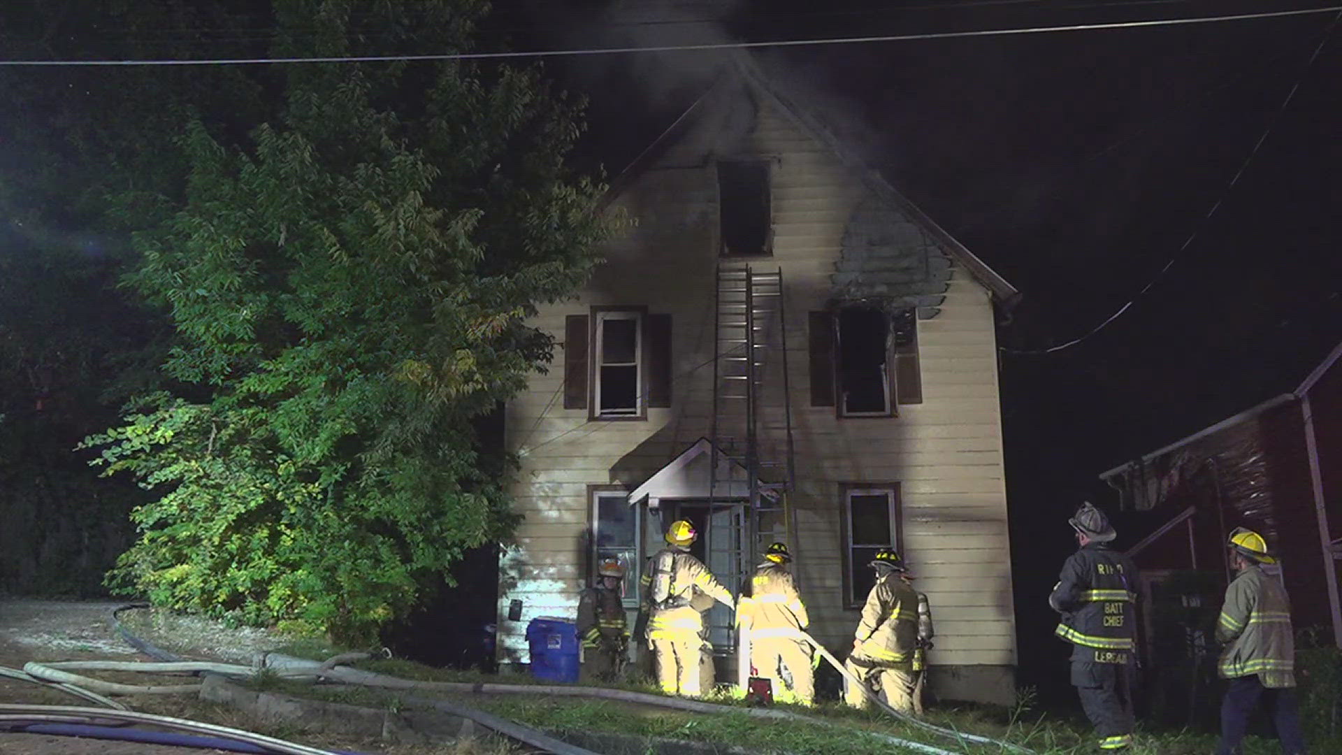 The fire happened at a vacant house in the 1200 block of 11th Avenue.