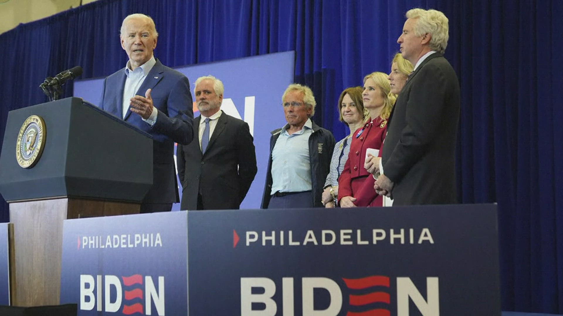 Several members of the Kennedy family have announced their backing Biden. It comes after Robet F. Kennedy Junior declared his bid in this year's election race.